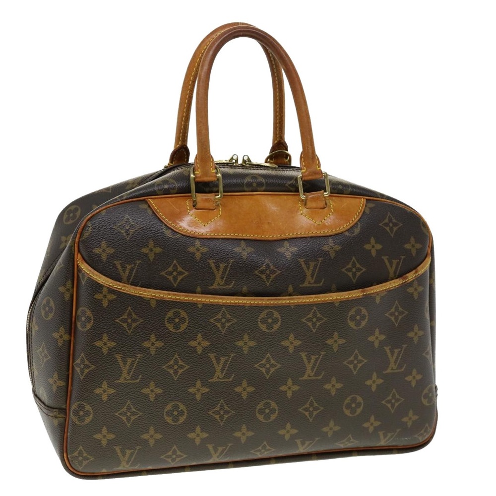 LV Leather Monogram Deauville Handbag - Picture 3 of 16